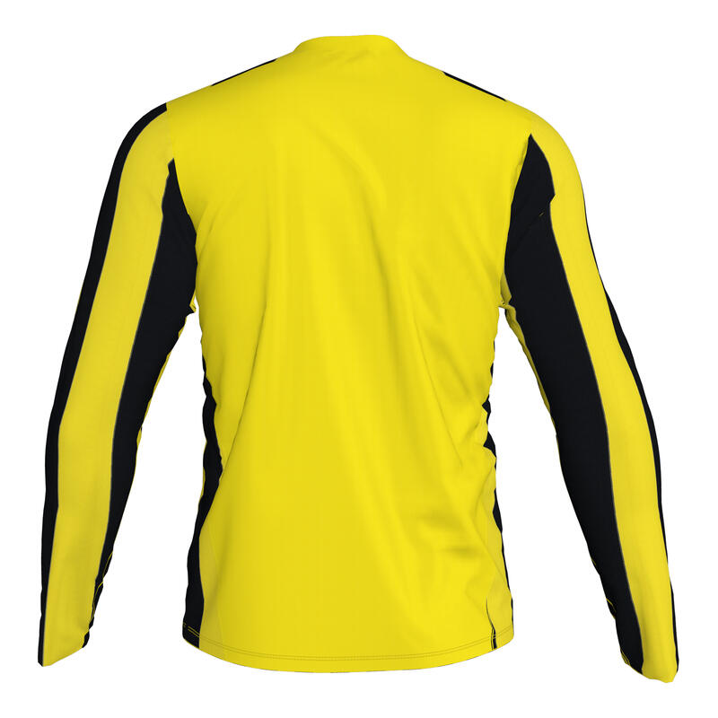 T-shirt manga comprida futebol Homem Joma Inter amarelo preto