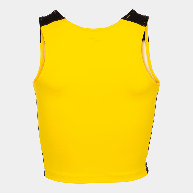 Top Femme Joma Record ii jaune noir