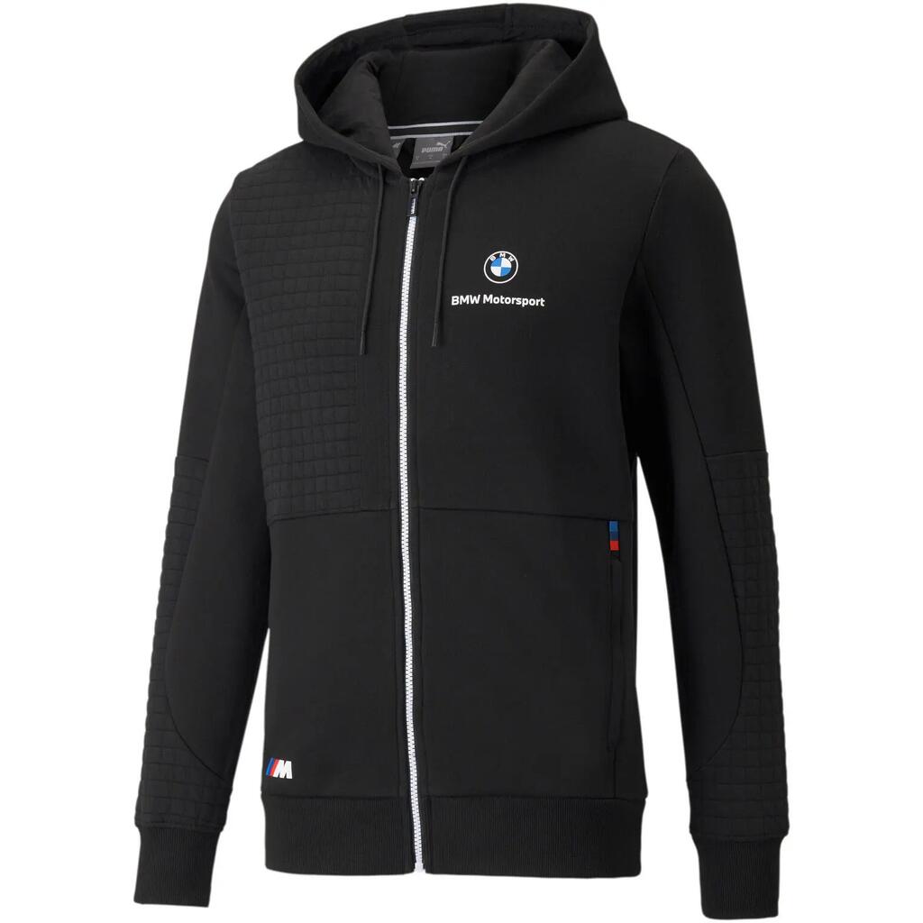 Качулка Puma Bmw Full-zip Hoodie, Черен, Мъже