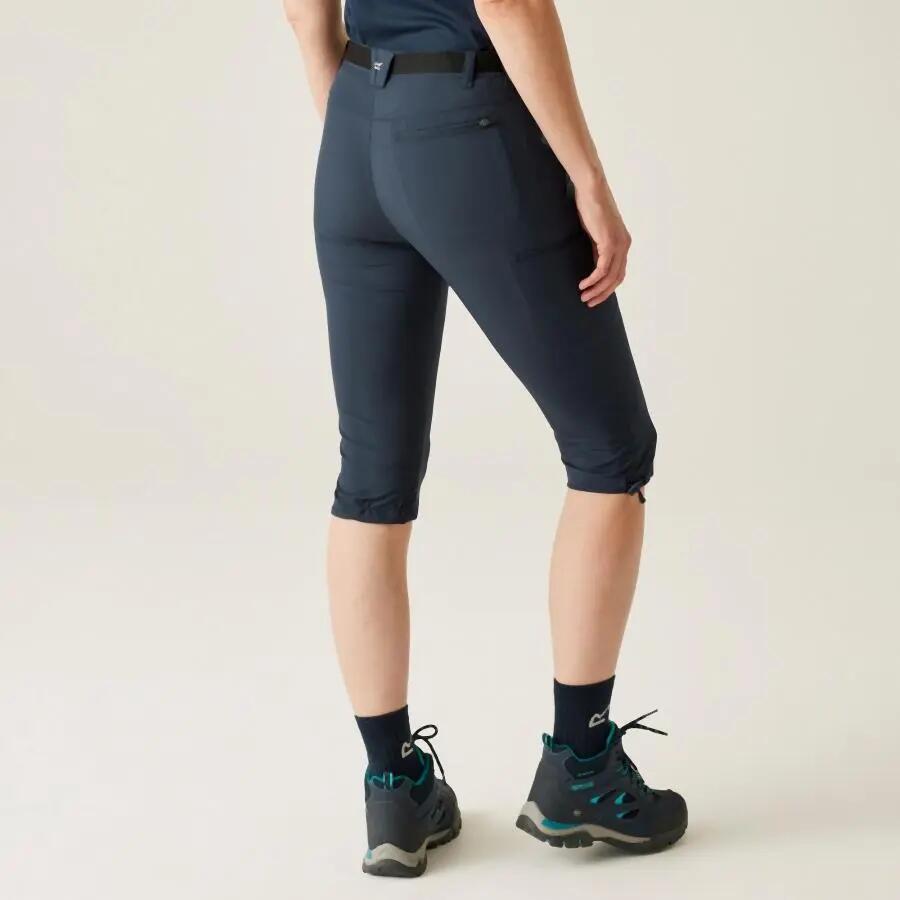 Pantacourt Respirant Regatta "Women's Xert Stretch Capri Light" Bleu 38 4/7