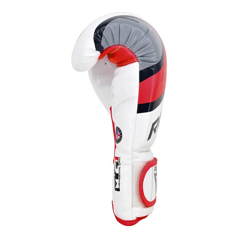 Guantoni Boxe RDX F7 Ego – Bianco/Rosso – 10oz 5/7