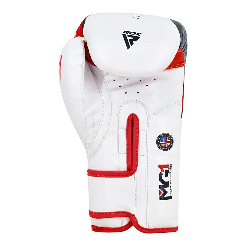 Guantoni Boxe RDX F7 Ego – Bianco/Rosso – 10oz 4/7