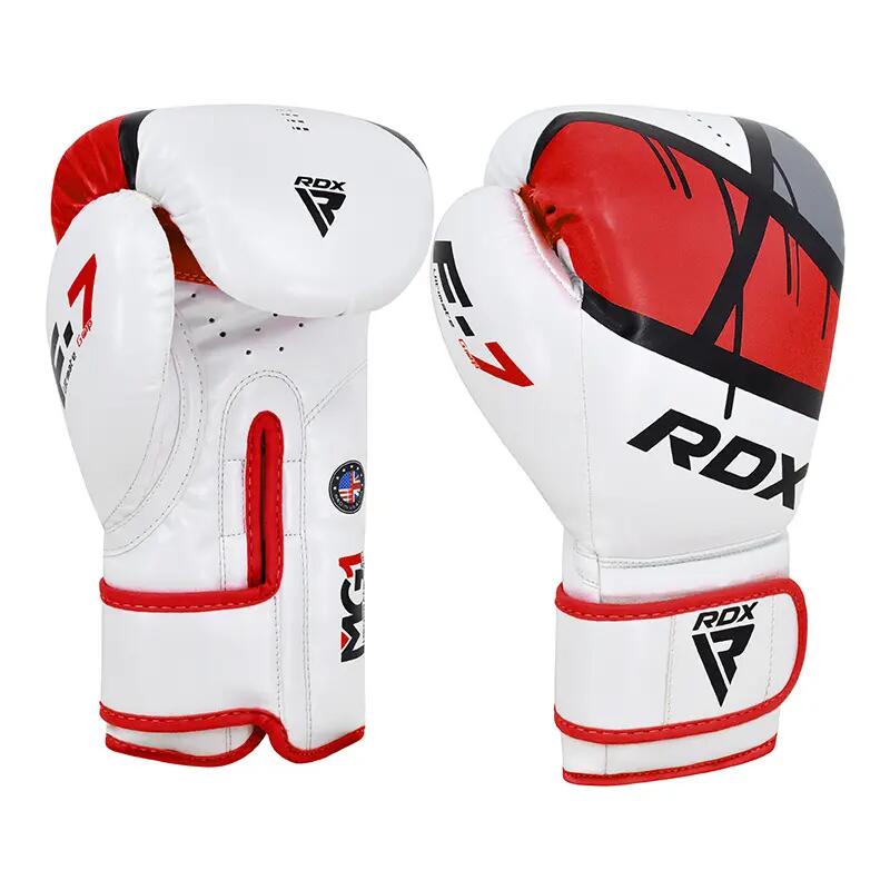 Guantoni Boxe RDX F7 Ego – Bianco/Rosso – 10oz 3/7