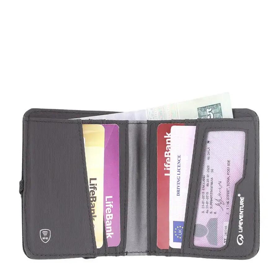 Portfel turystyczny Lifeventure RFID Compact Wallet - Recycled Grey 4/4