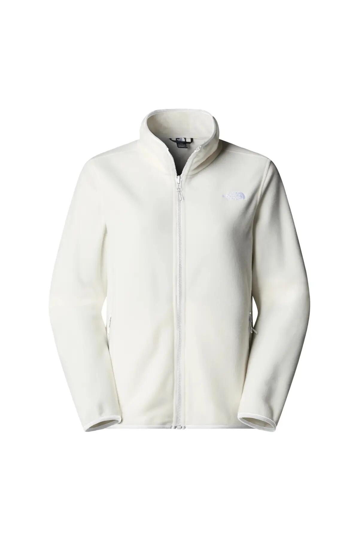 Giacca The North Face Modello W Glacier Fleece Jacket Colore Bianco 4/5