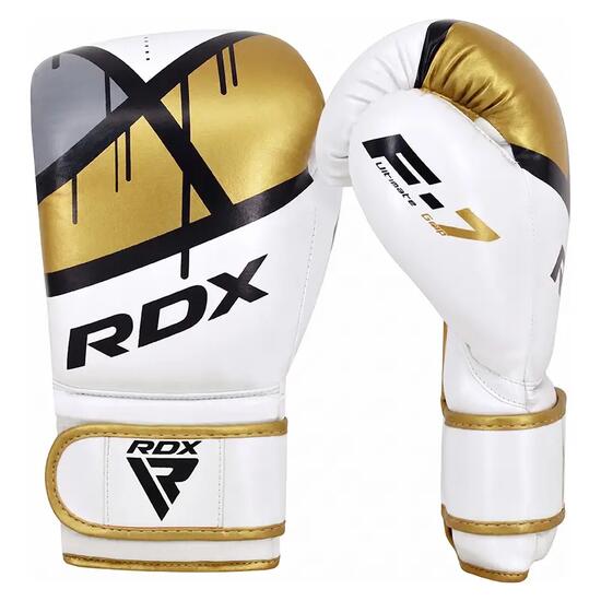 Boxhandschuhe RDX F7 Ego – Schwarz/Gold – 16oz