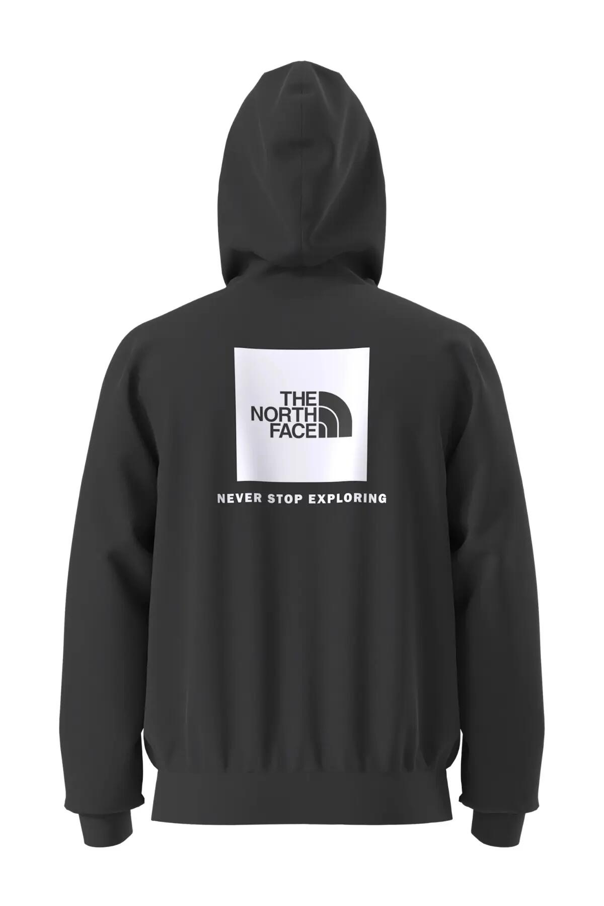 Felpa Con Cappuccio Cotone Uomo The North Face Never Stop Exploring Nero 5/5