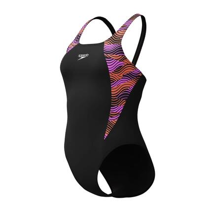 Badeanzug, Damen Speedo Eco+ Hyperboom Splice Muscleb