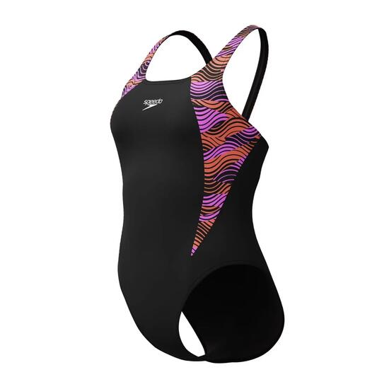 Badeanzug, Damen Speedo Eco+ Hyperboom Splice Muscleb