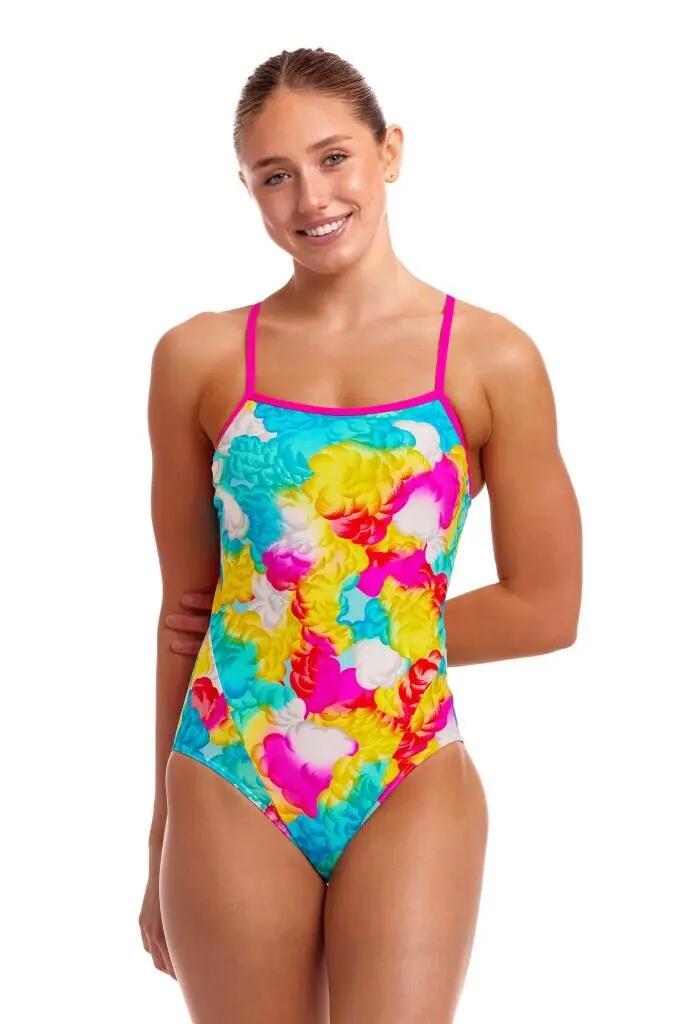 Strój do pływania FUNKITA Cloudy Colours - Single Strap 7/7