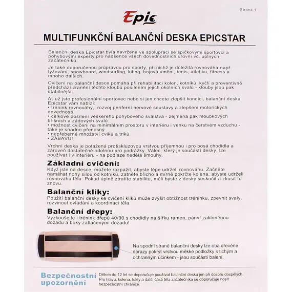 Deska balansowa Epicstar Esoteric 10/11