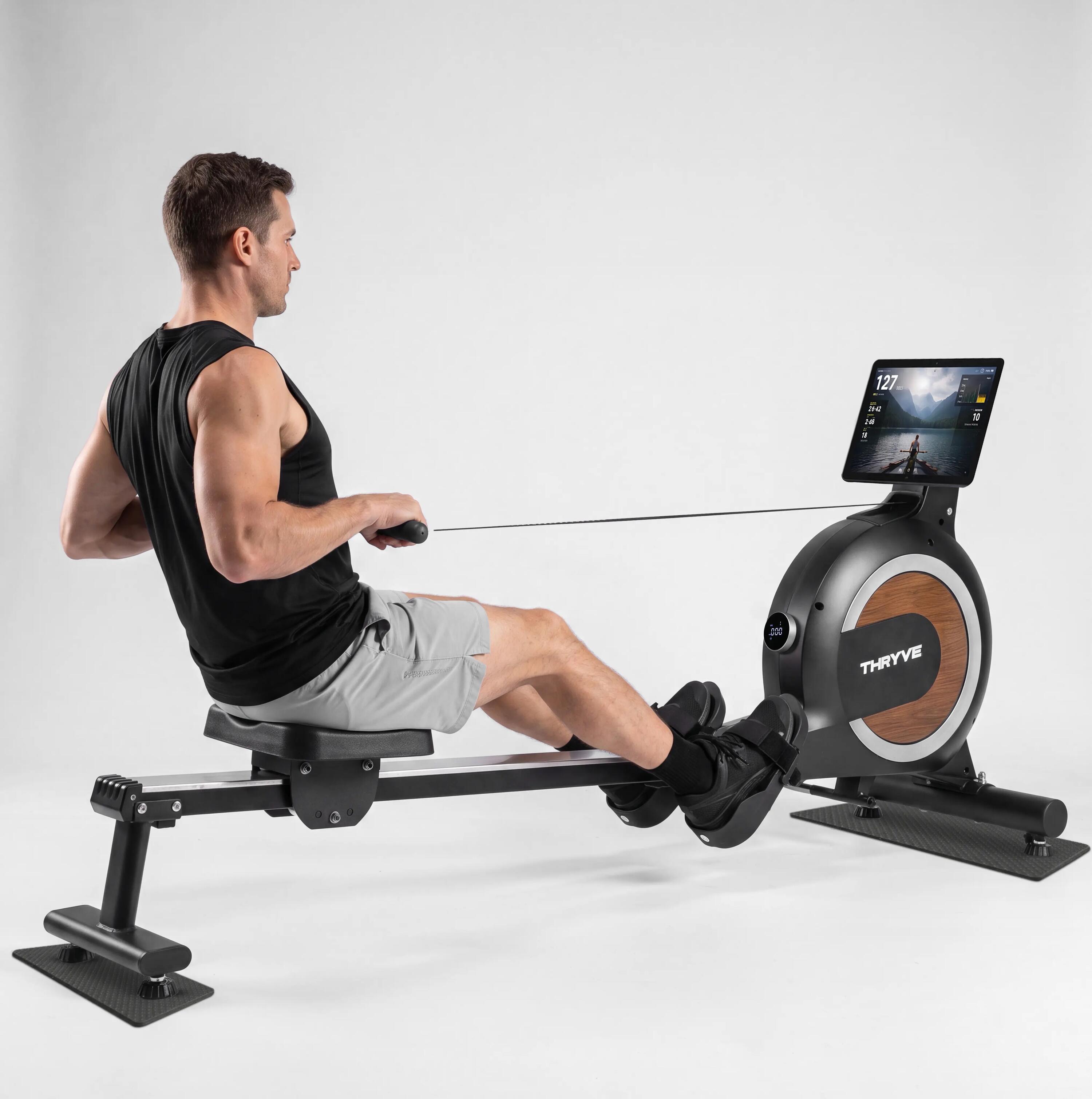 Roeitrainer Pro, Magnetisch, 32 Niveaus, Bluetooth, Kinomap-Compatibel 2/14