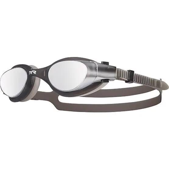 TYR VESI Low-Profile Mirrored Swim Goggles Gold/Navy