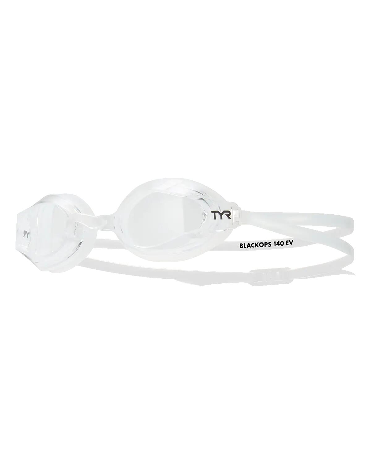 Occhialini da nuoto TYR Black Ops 140 EV Racing Youth Fit - Fumo/Verde/Nero 4/5