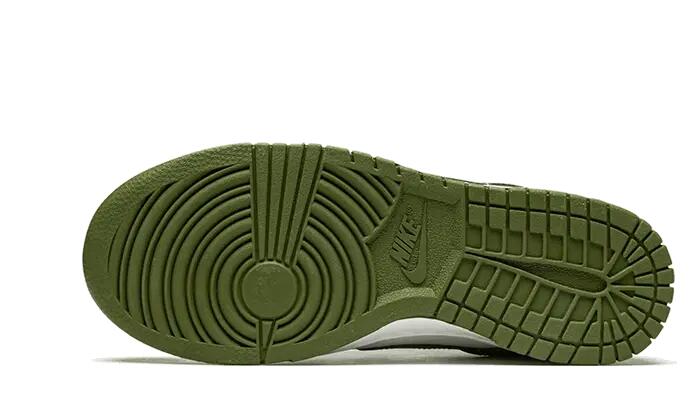 Scarpe - Lifestyle - Unisex - Basse, classiche - Dunk Low - White/Medium Olive. 4/4