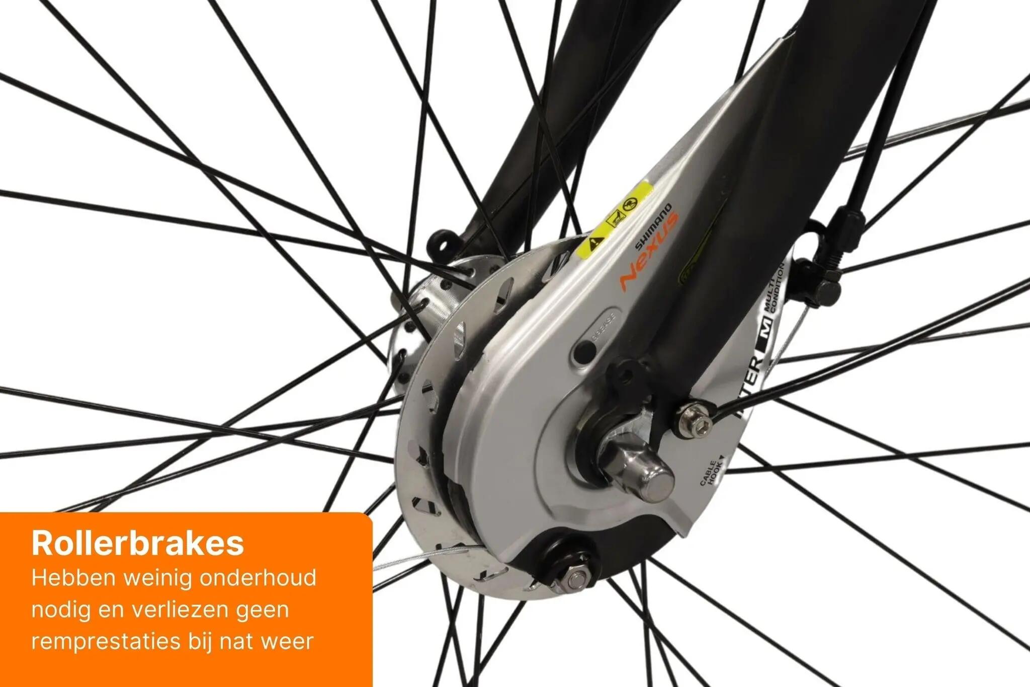 Altec Walesa Damesfiets 28inch 55cm Mat Zwart 3v 7/7