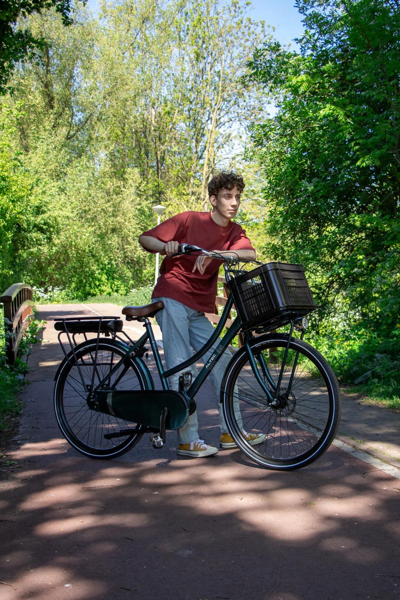 Altec Troja Elektrische Transportfiets 28 inch Hydraulische Schijfrem 53cm 7v 3/7
