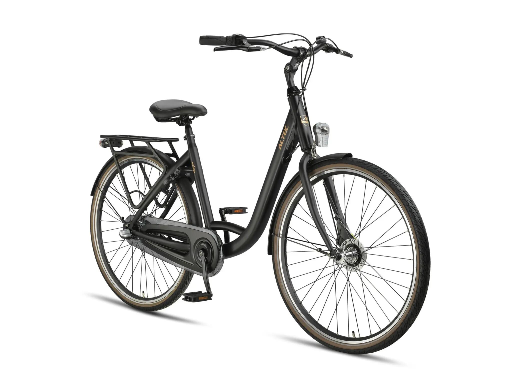 Altec Walesa Damesfiets 28inch 55cm Mat Zwart 3v 4/7