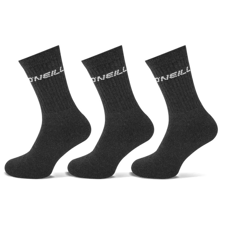 Multi-Sport Unisex 3-Pack Sokken Sport Donkergrijs 1/3