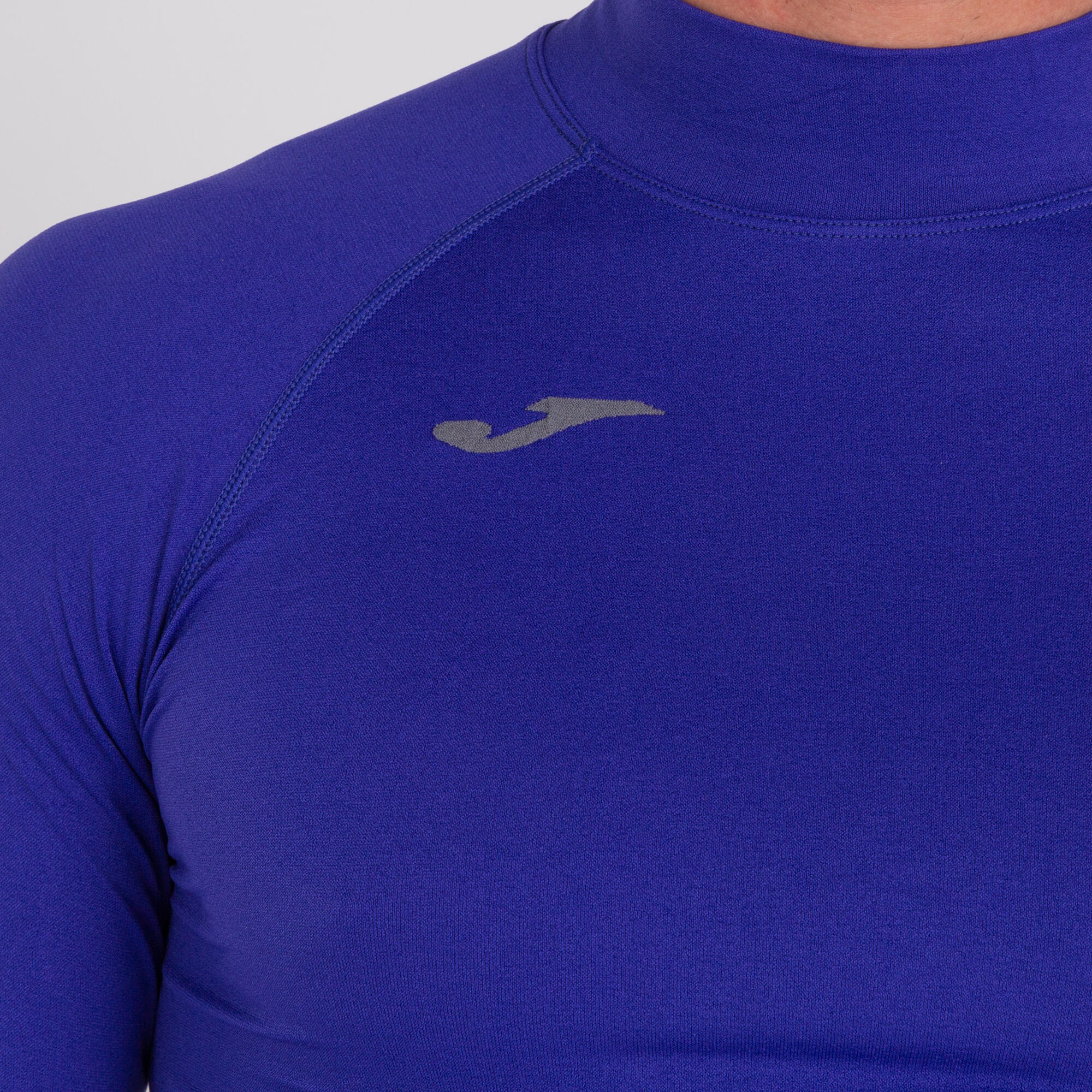 T-Shirt Manga Comprida Fitness Adulto Joma Brama Classic Roxo 4/5