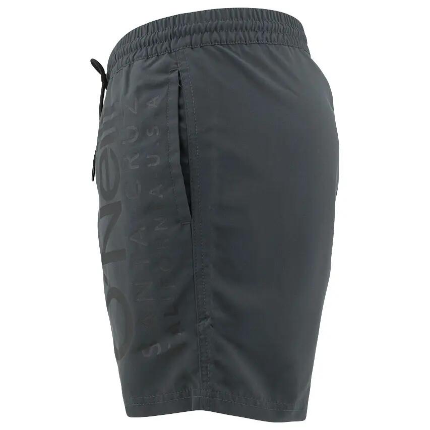 Heren Original Cali Logo Zwemshort Grijs 3/4
