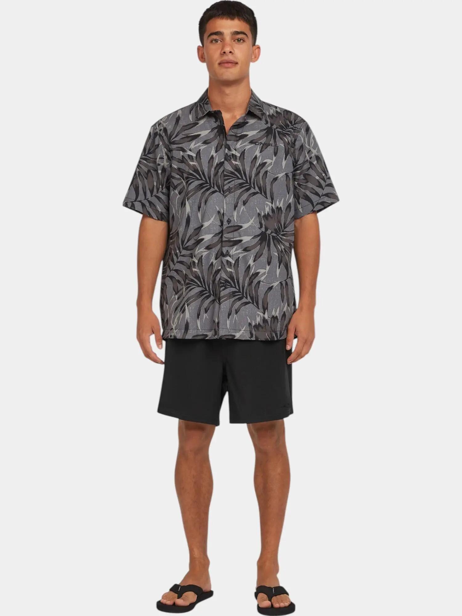 Short de plage hommes Pocket Print 16" 4/7