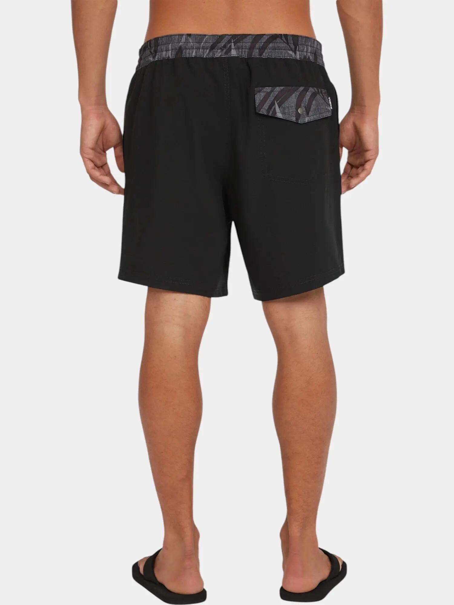 Short de plage hommes Pocket Print 16" 3/7