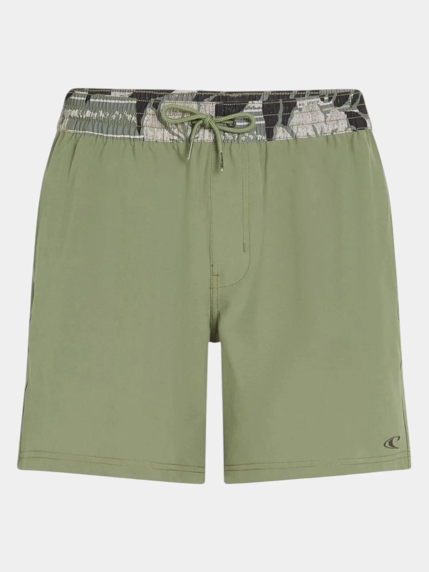 Strandshort heren Pocket Print 16" 5/7