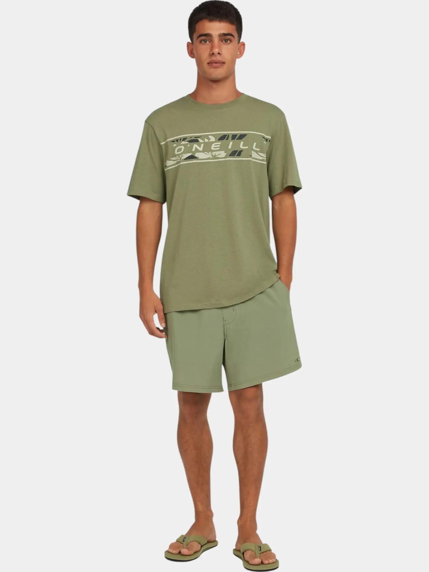 Strandshort heren Pocket Print 16" 4/7