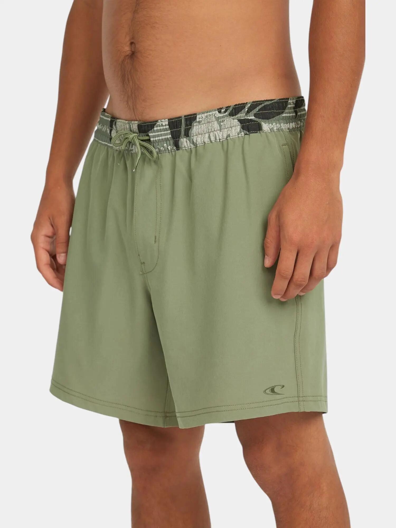Strandshort heren Pocket Print 16" 2/7