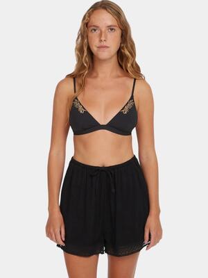 Shorts dames essentials embroidery