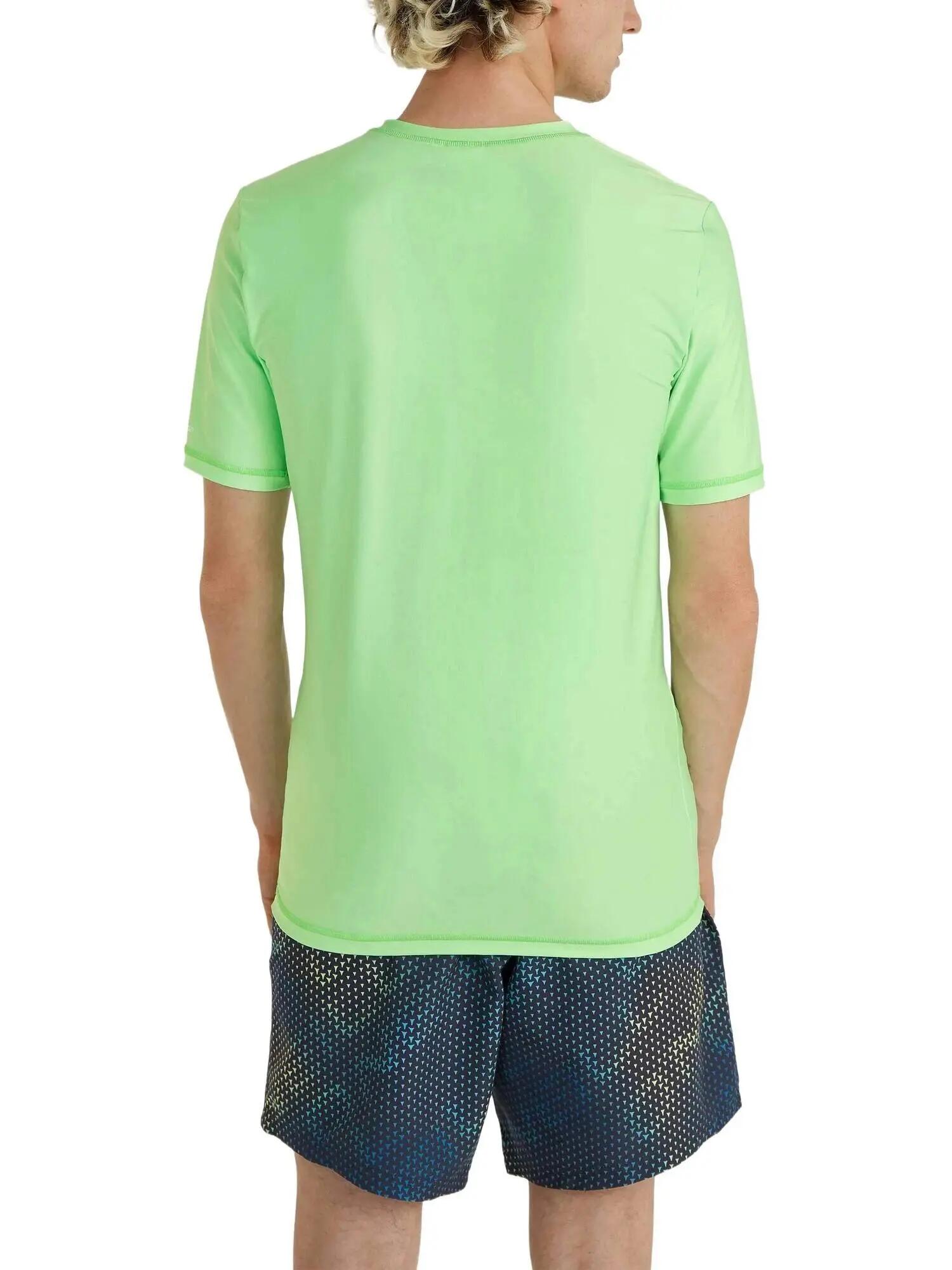 O'NEILL O'neill T-Shirts ESSENTIALS CALI S/SLV SKINS HEREN NEON GREEN 2/7