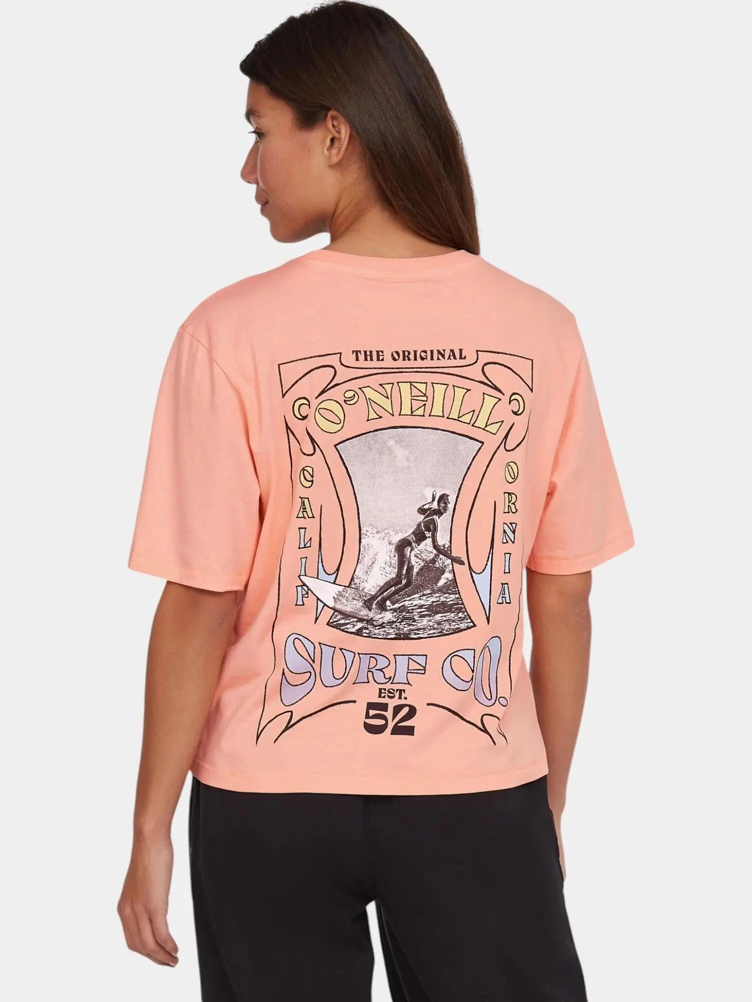 Női rövid ujjú póló Summer Musthaves Back Print T-Shirt 2/7
