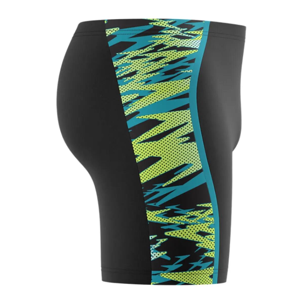 Speedo Zwemjammer Hyperboom Splice Mid Antraciet/HyperTeal 6/7