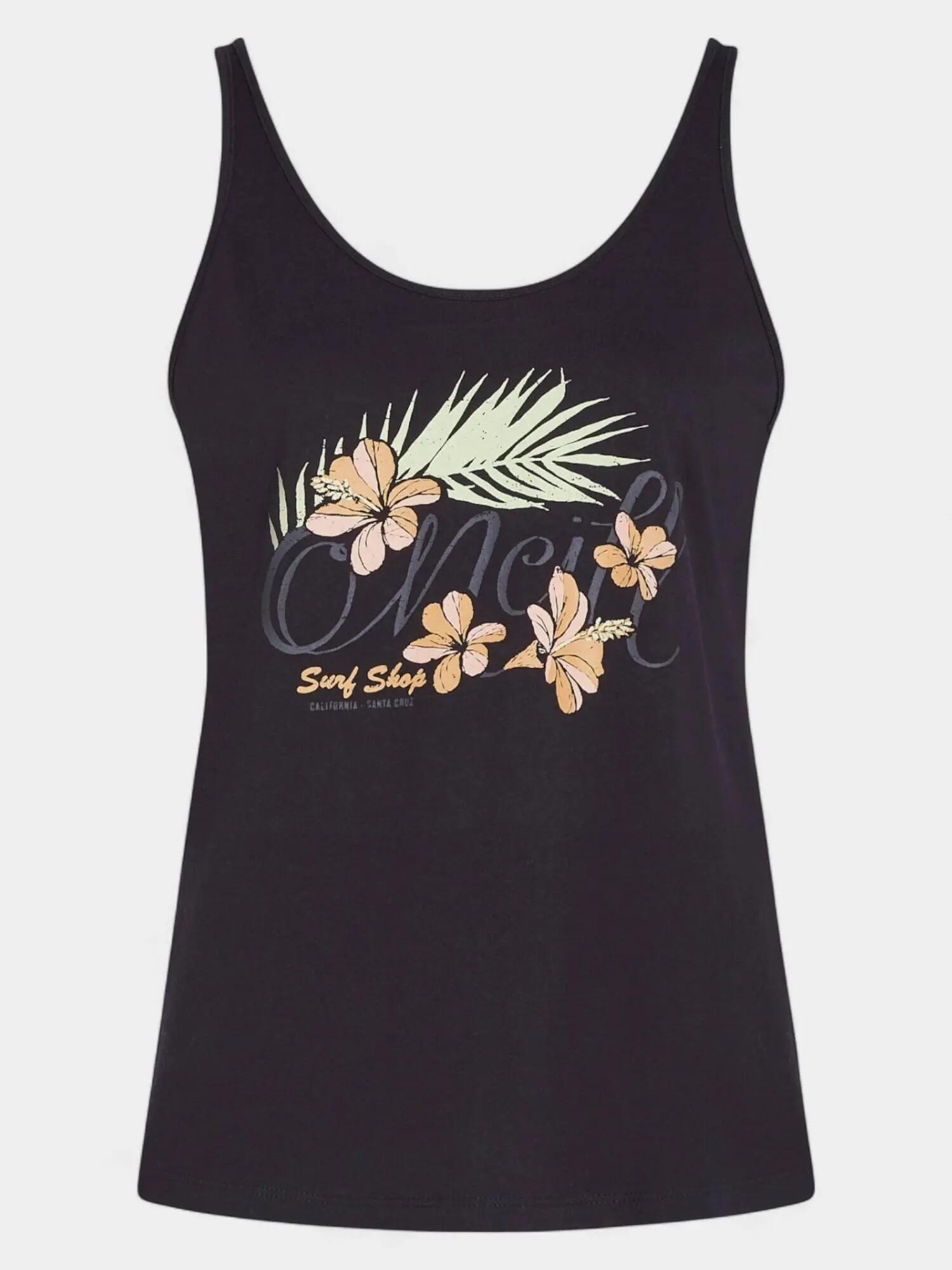 O'NEILL O'neill T-Shirts SUMMER MUSTHAVES LUANA GRAPHIC TANKTOP DAMES Black Out 5/7