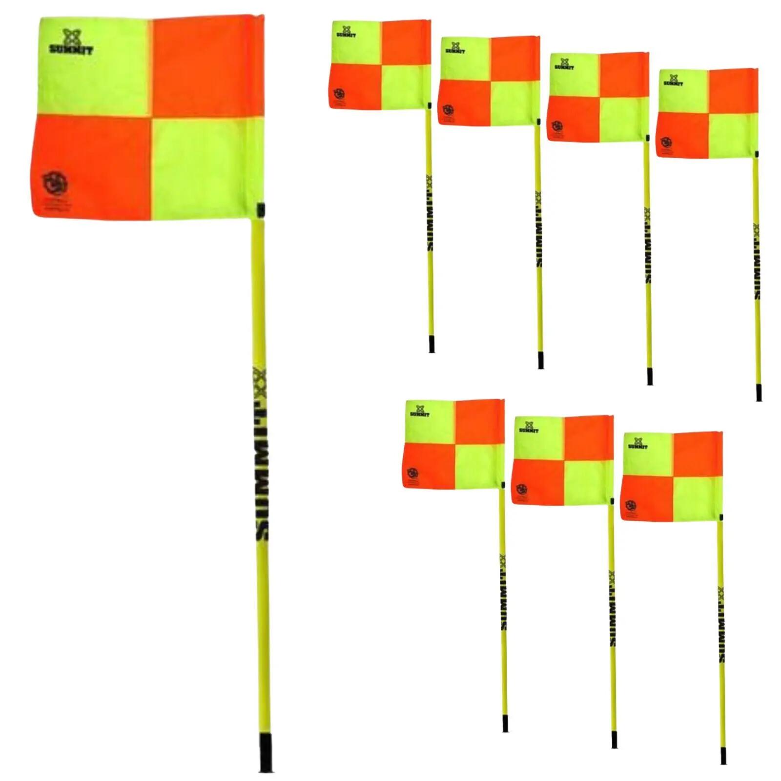 Soccer Corner Flag 150cm x 2.5cm FFA Approved Football  - w Removable Spike