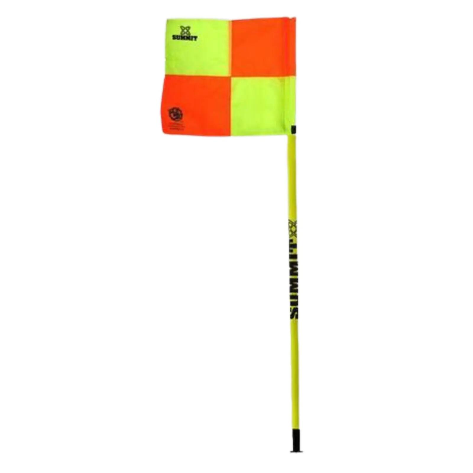 Soccer Corner Flag 150cm x 2.5cm FFA Approved Football  - w Removable Spike