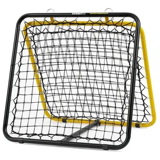 Summit Soccer Net Rebounder Football Goal Net for Multi-Sports Training in Black