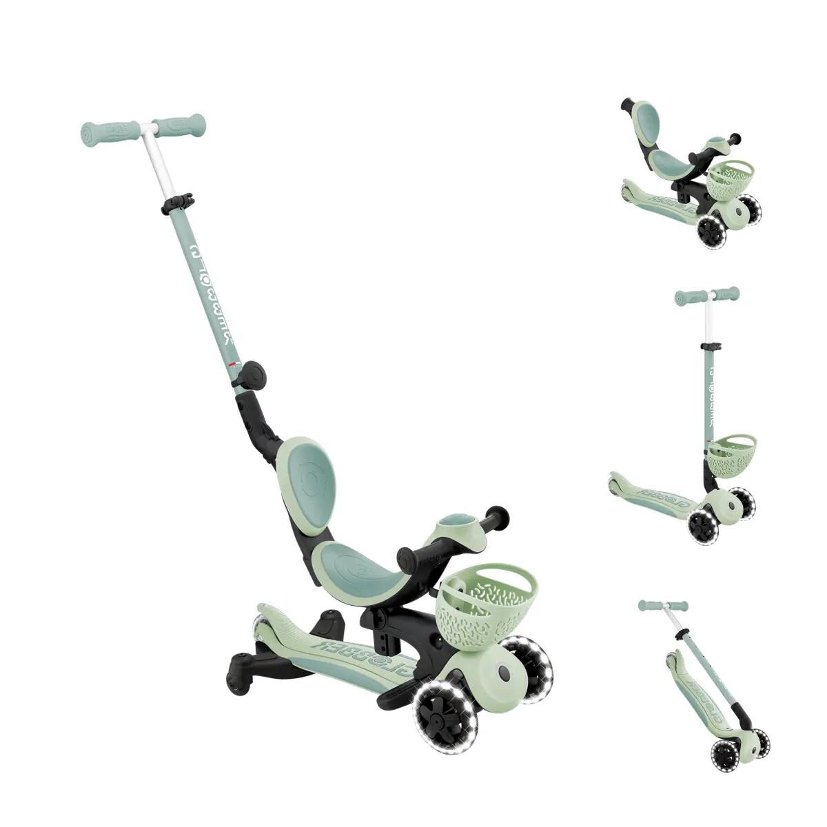 Trottinette évolutive GO-UP BABY LIGHTS 360 - Vert Sauge 3/5