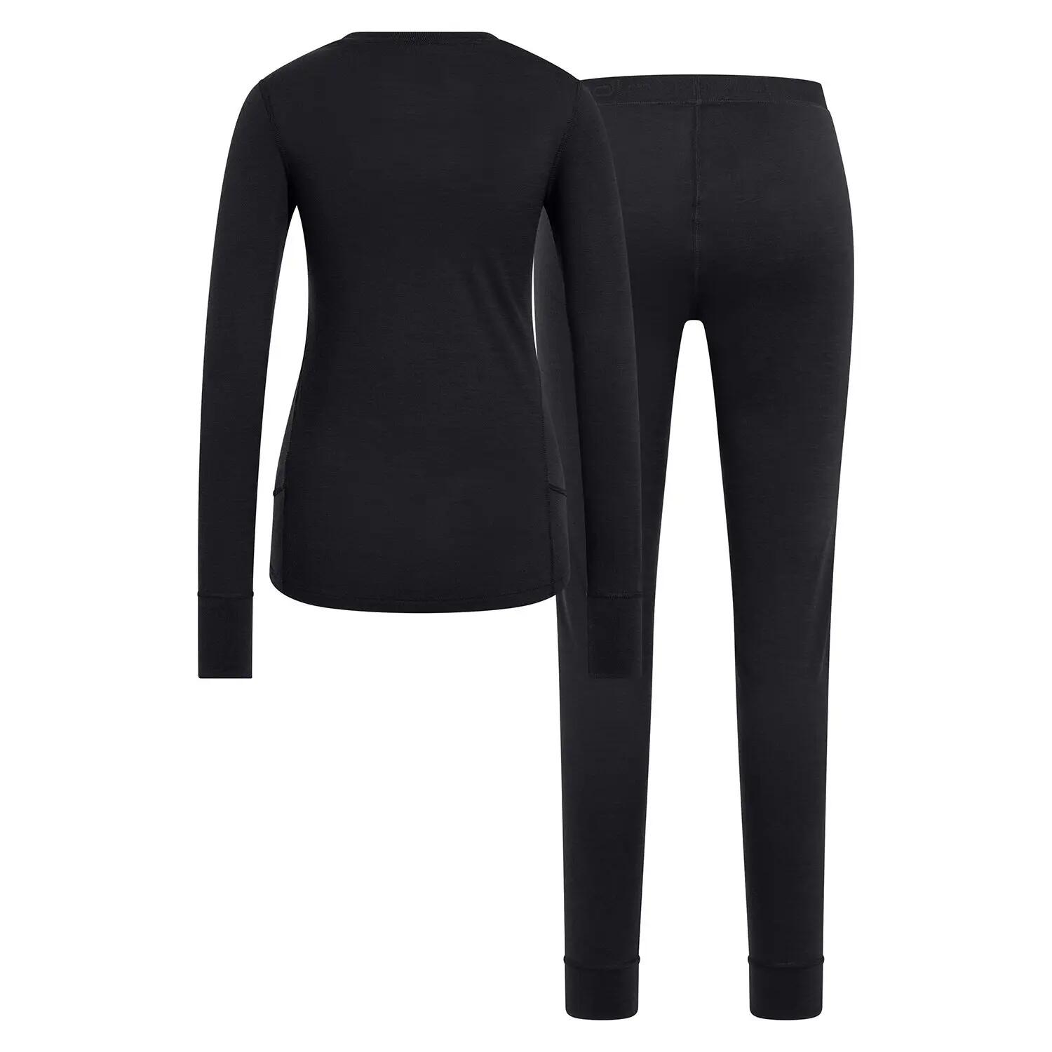 Set Odlo Merino 200 da donna nero 9/9