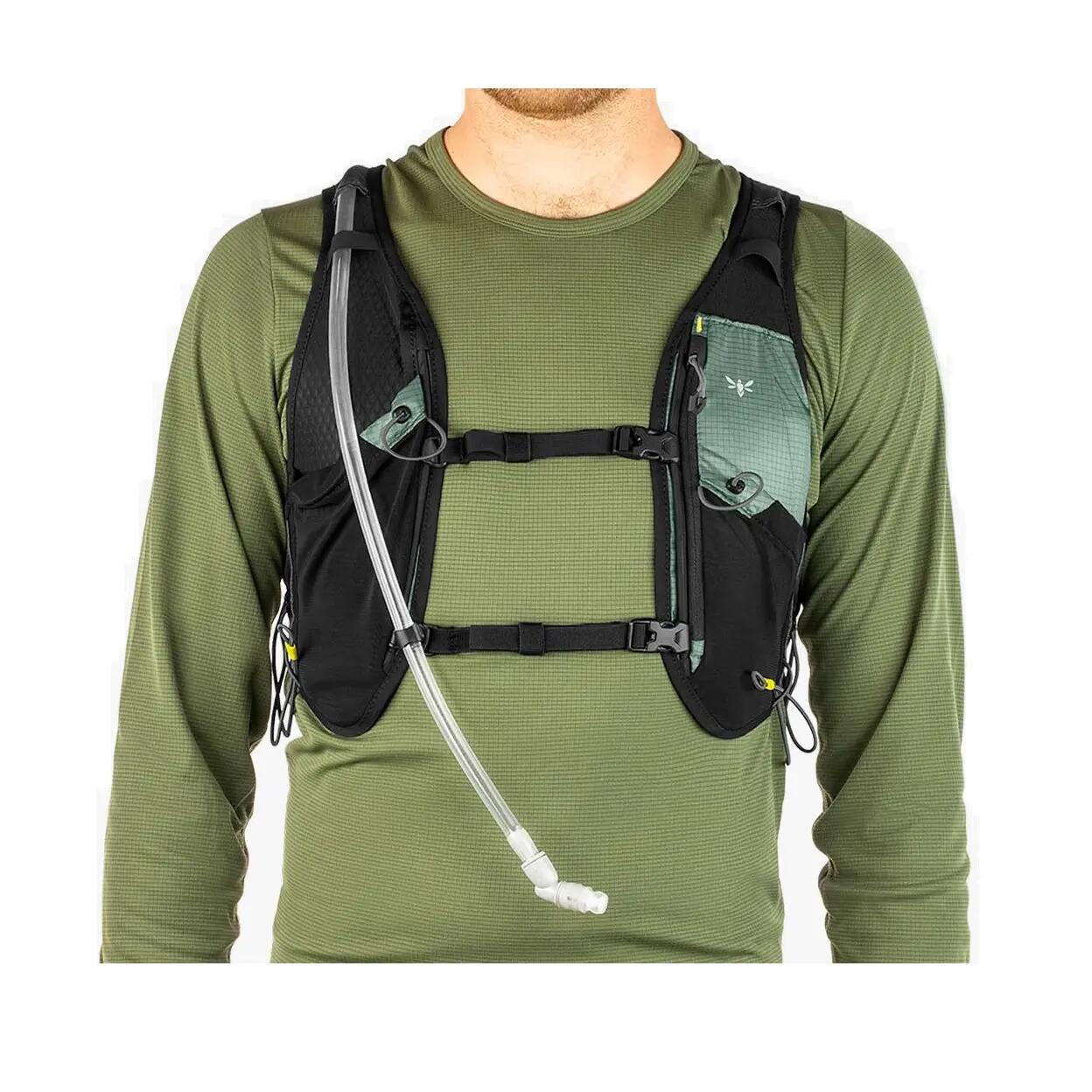 Vesta alergare Racing Hydration Vest, masura S-M - negru gri 2/5