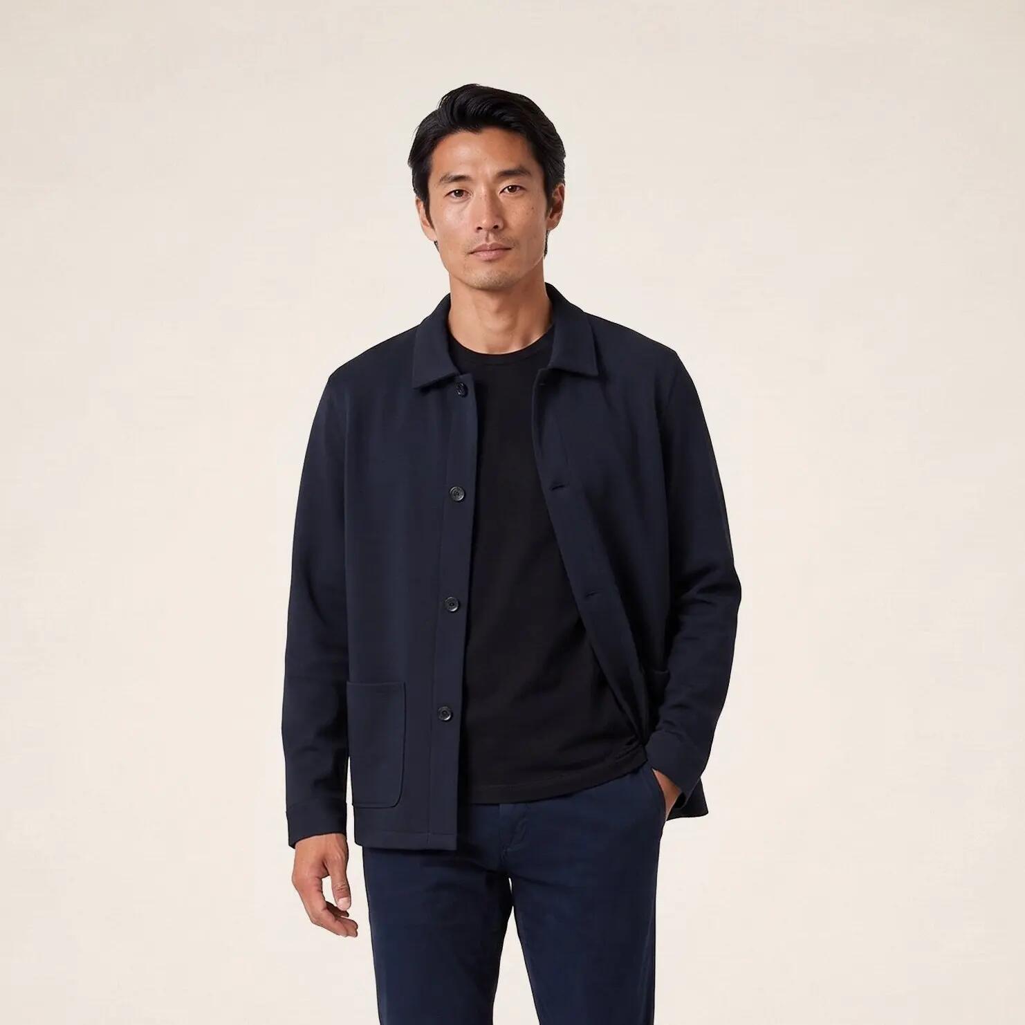 Veste Waël bleu foncé 2/7