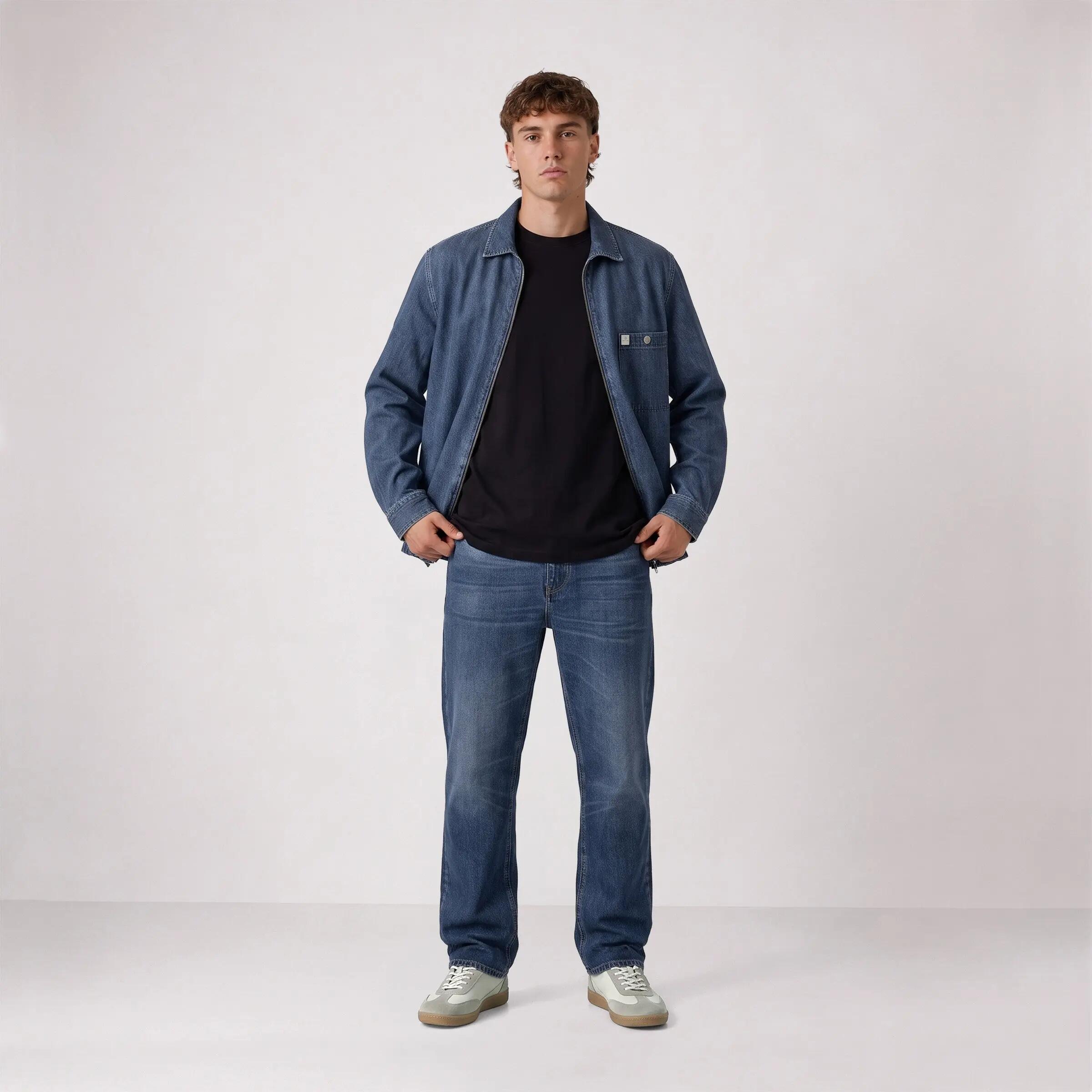 Surchemise denim zippée bleue SBPLAY 6/6