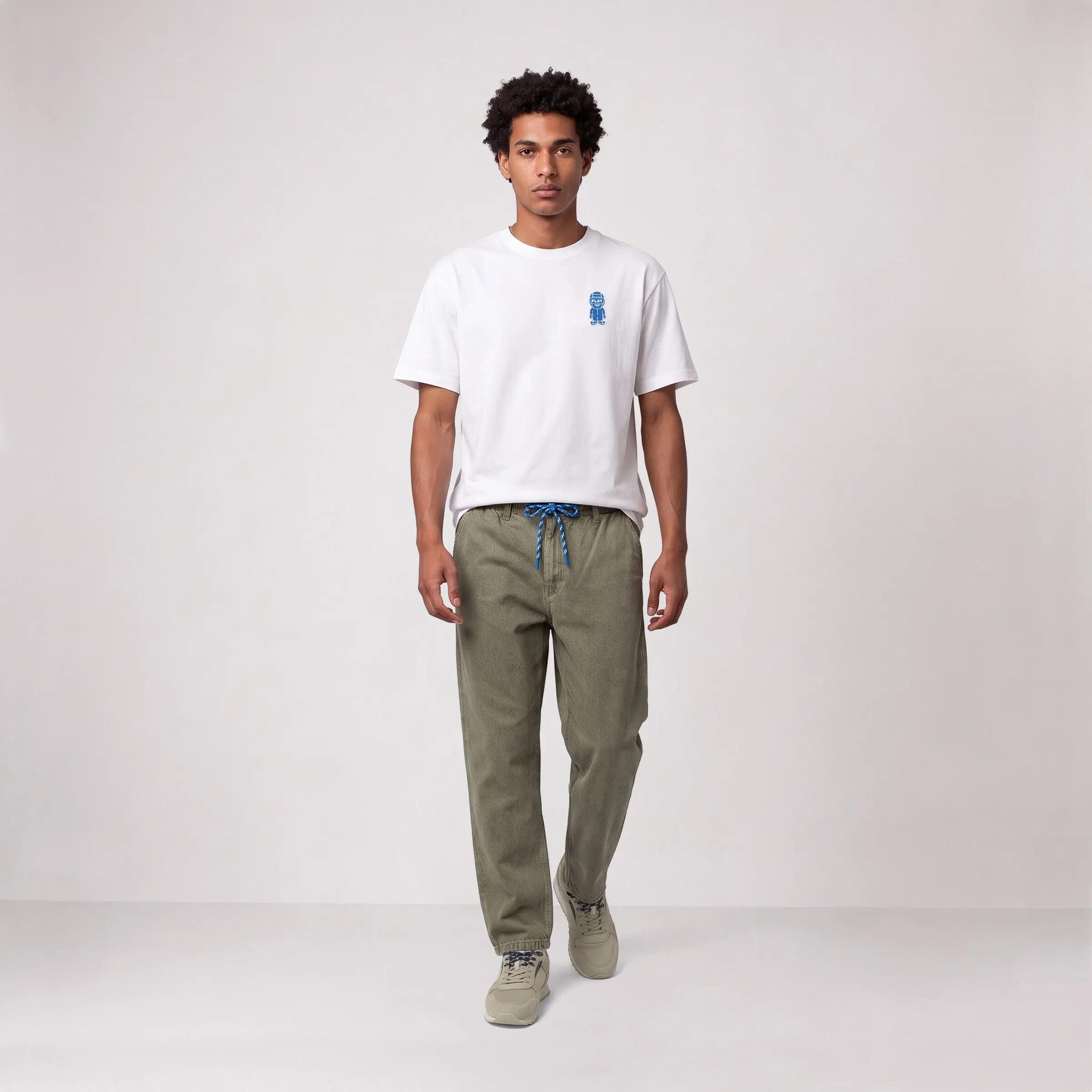 T-shirt met korte mouwen Théo met badge van bouclé 6/6