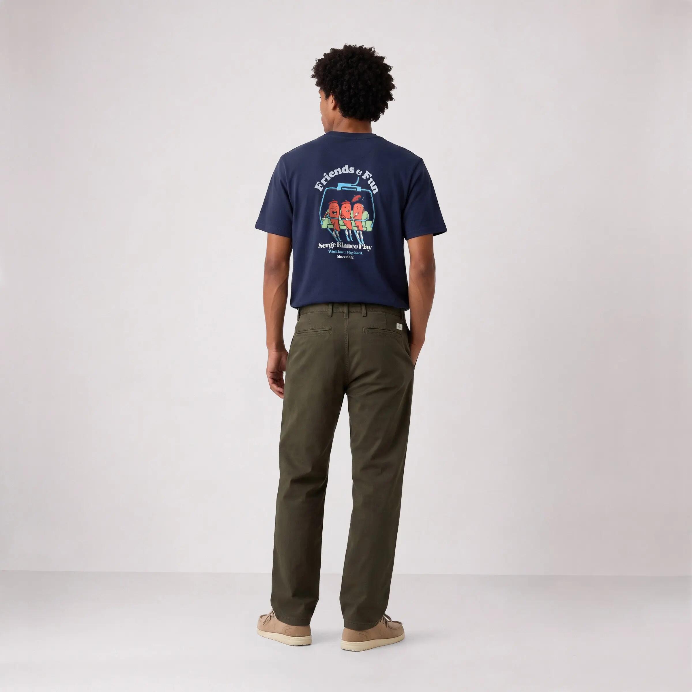 T-shirt manches courtes coton imprimé Friends & Fun bleu marine SBPLAY 6/6