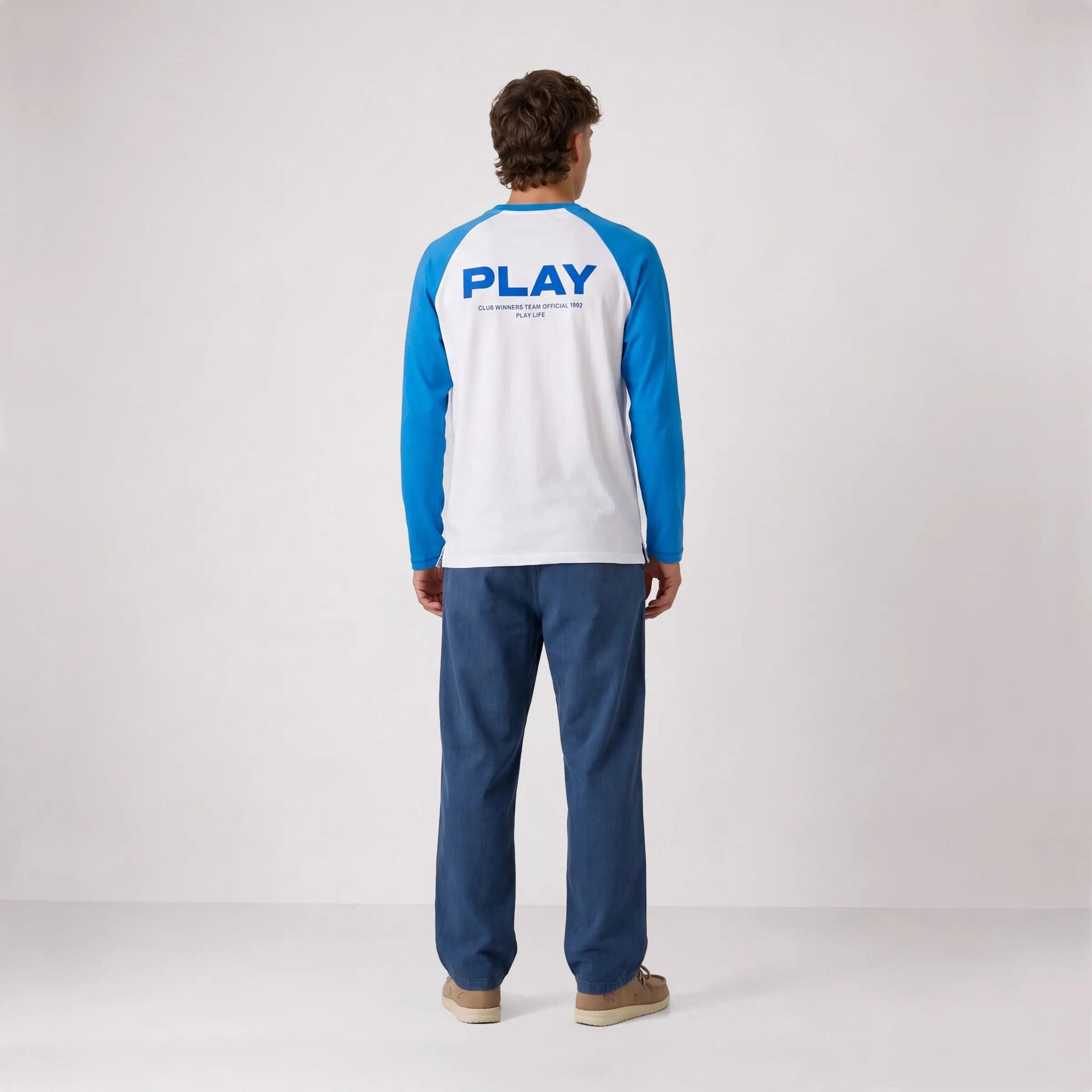 Camiseta de manga larga con cuello redondo y estampado Play 6/6