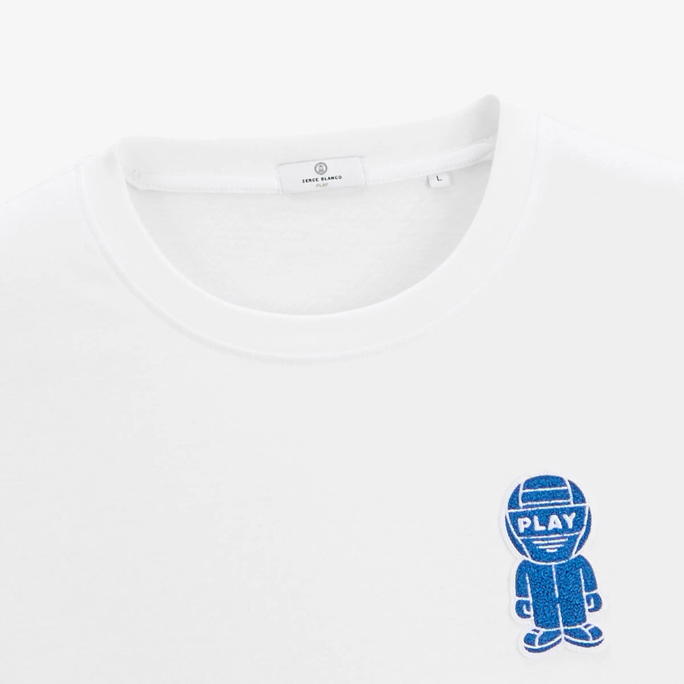 T-shirt met korte mouwen Théo met badge van bouclé 4/6