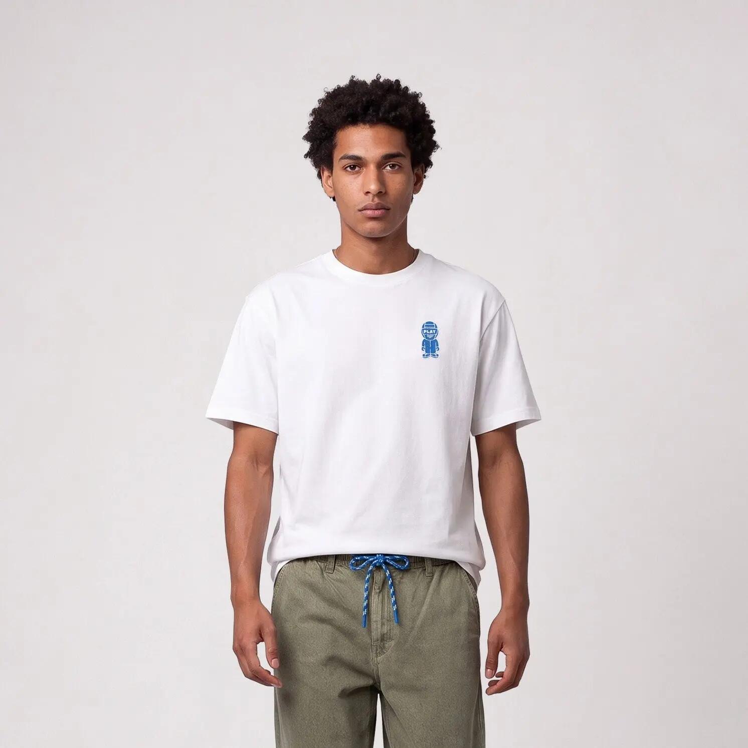 T-shirt met korte mouwen Théo met badge van bouclé 2/6