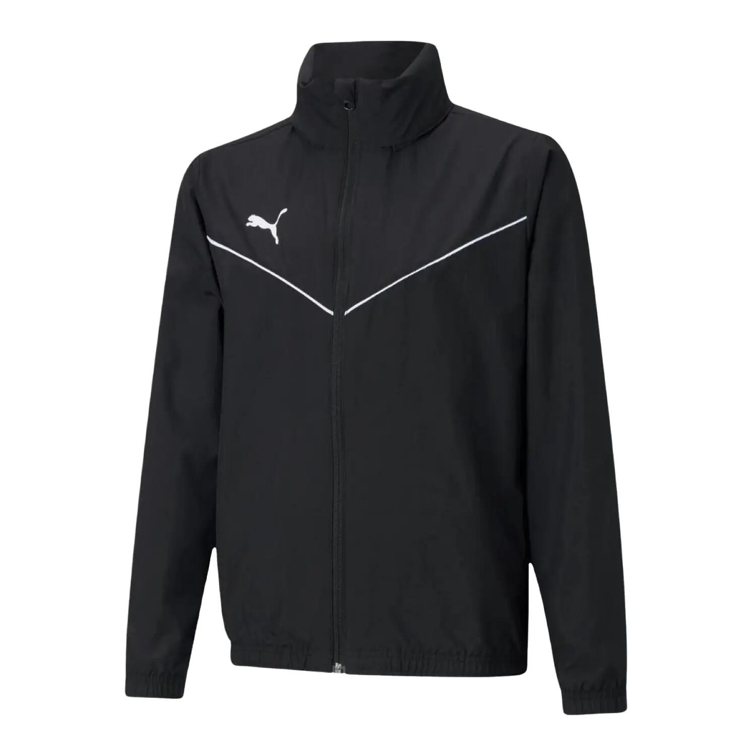 Jacke Allwetter für Kinder Schwarz 2/5