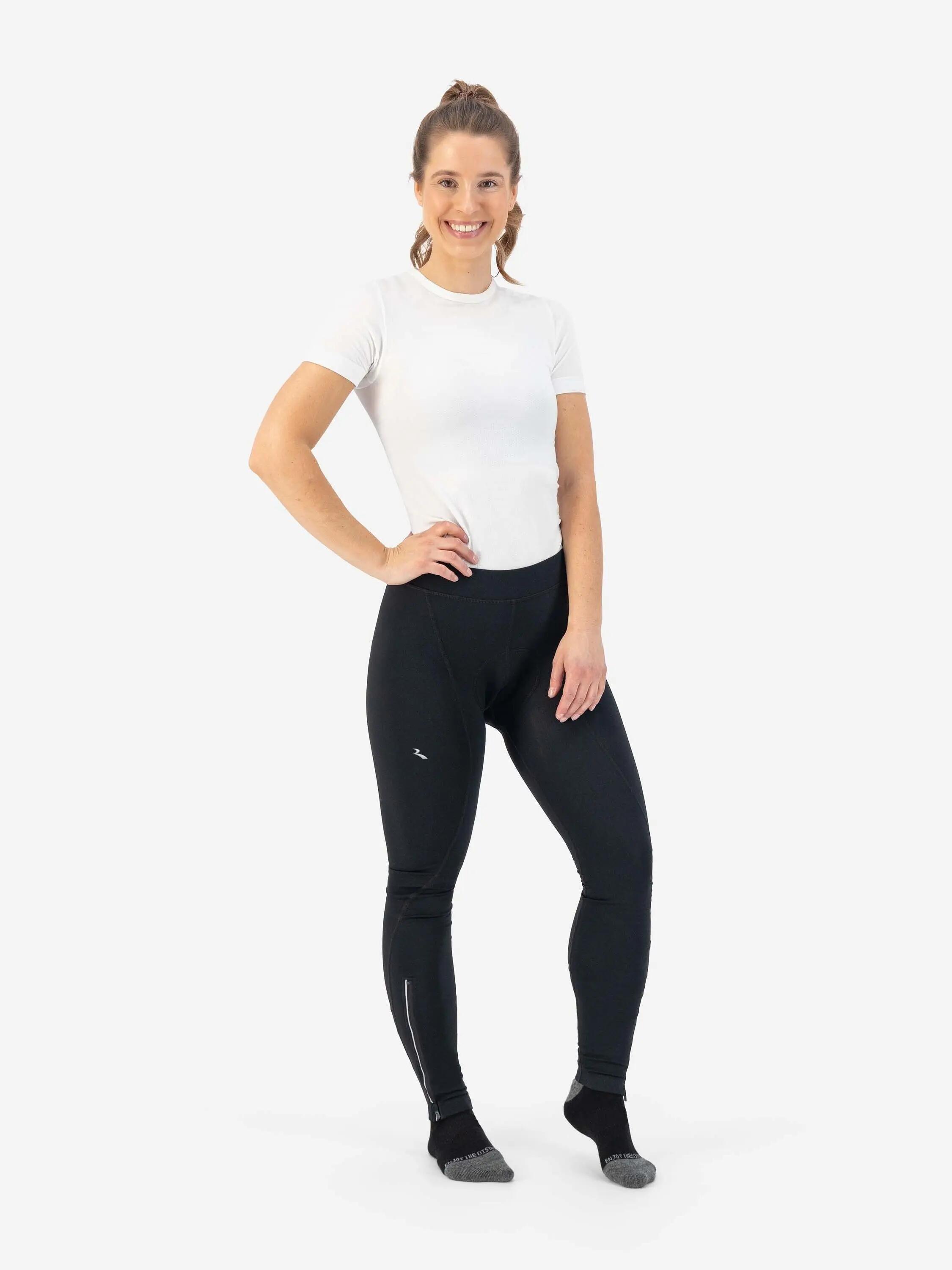 Lange Fietsbroek Zonder Bretels Dames Core 6/7